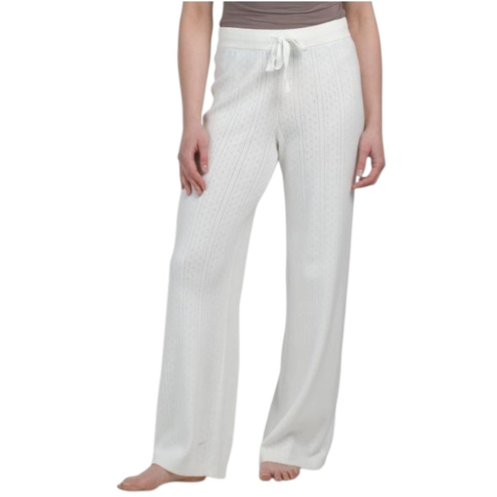 Pj Salvage Solid Sweetheart Pointelle Lounge Pants